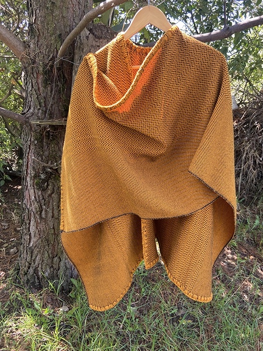 Ruana Colores<br>Abierta Amarilla 1 Ruana Colores