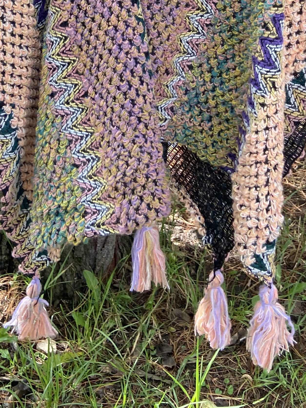 Ruana Abierta<br> Colores Curuba 2 Ruana Colores