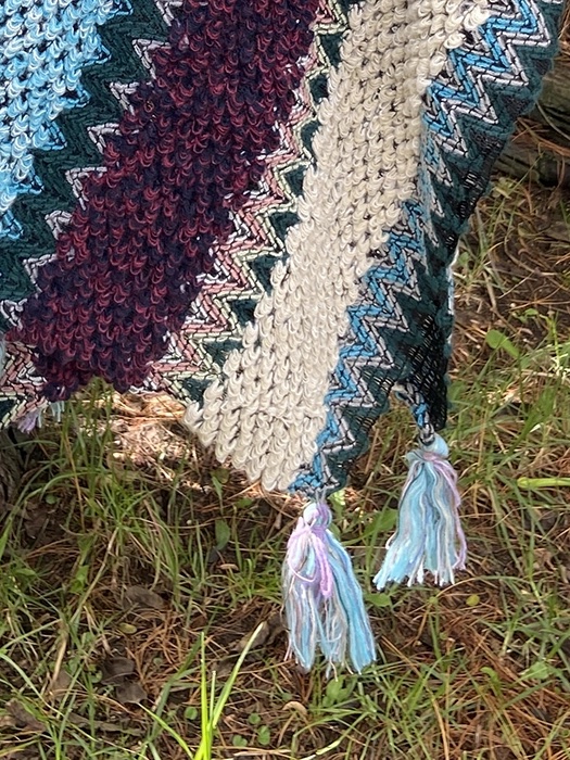 Ruana Abierta<br> Colores Uva 2 Ruana Colores