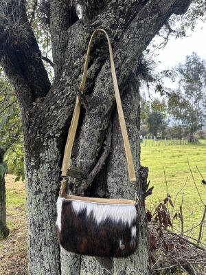 Mini Bolso Vaca Beige