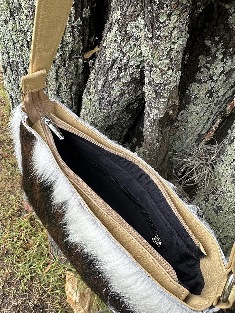 Mini Bolso Vaca Beige 2 Mini Bolso Vaca Beige - Imagen 2